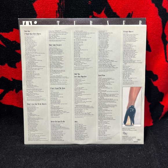 Tina Turner. Private Dancer. Very Good Condition. 1984 Release. Canadian - Picture 5 of 7